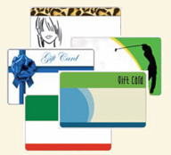 Image of 4 gift cards - simple designs